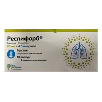 Респифорб капс с пор д/инг 80мкг 4,5мкг/доза N60