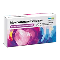 Моксонидин Реневал таб п.п.о. 0,4мг N30
