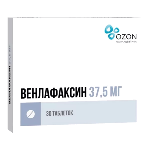Венлафаксин таб 37,5мг N30