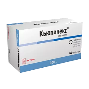 Кьюпинекс таб п.п.о. 200мг N60