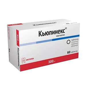 Кьюпинекс таб п.п.о. 300мг N60