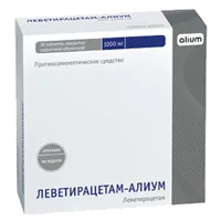Леветирацетам-АЛИУМ таб п.п.о. 1000мг N30