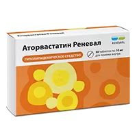 Аторвастатин Реневал таб п.п.о. 10мг N30
