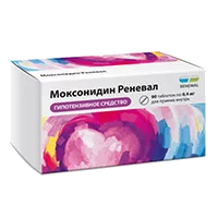 Моксонидин Реневал таб п.п.о. 0,4мг N90