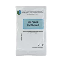 Магния сульфат-ЛекТ пор д/р-ра д/внут пр 20г N1