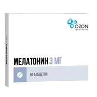 Мелатонин таб п.п.о. 3мг N60