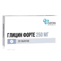 Глицин форте таб защечн/подъяз 250мг N20