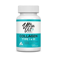 UltraVit Supplements Collagen Type I & III капс 620мг N120