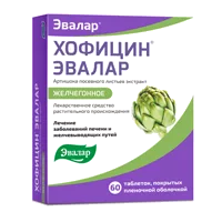 ХОФИЦИН ЭВАЛАР таб п.п.о. 200мг N60