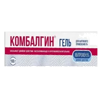 КОМБАЛГИН АЙС 5%+3% гель д/наружн пр 100г N1