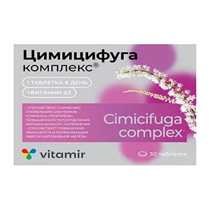 ЦИМИЦИФУГА Комплекс Vitamir ВИТАМИР таблетки п/о 165мг N30
