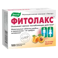 ФИТОЛАКС ЭВАЛАР вкус фруктов таблетки жев 0,5г N100