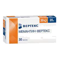 Мемантин-ВЕРТЕКС таб п.п.о. 20мг N30