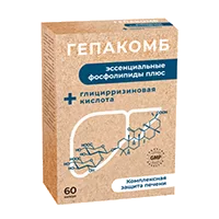 Гепакомб Эссенциальные фосфолипиды плюс капсулы 0,43г N60