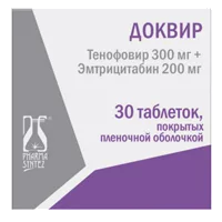 Доквир таб п.п.о. 300мг 200мг N30