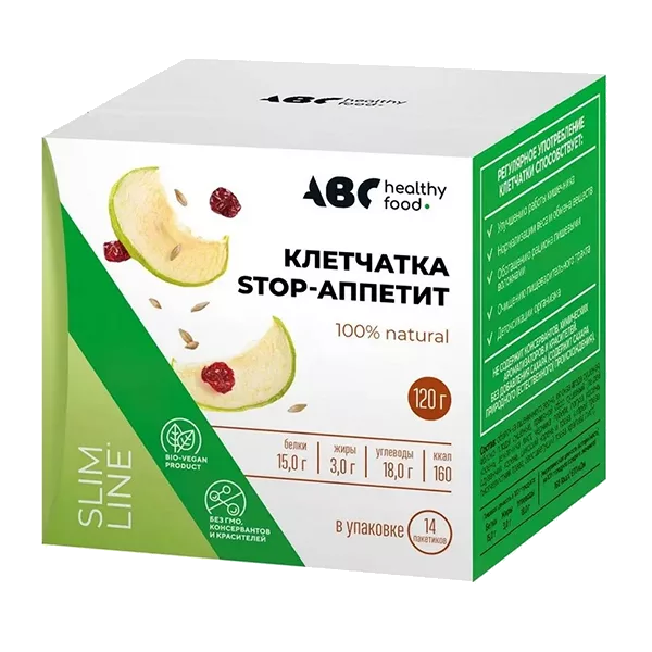 ABC healthy food Клетчатка STOP-Аппетит 8,5г N14