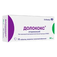 Долококс таб п.п.о. 60мг N10