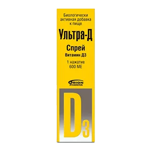 Ультра-Д витамин D3 Orion жидкость 140дз 20мл N1