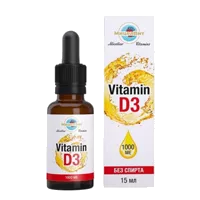 МицелВит Micellar vitamins Витамин D3 1000МЕ мицеллированный жидкость 15мл N1