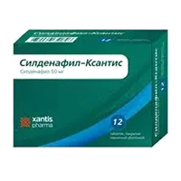 Силденафил-Ксантис таб п.п.о. 50мг N12