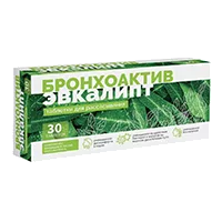 Эвкалипт БРОНХОАКТИВ таблетки д/рассас 950мг N30