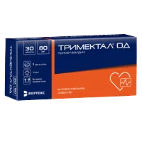 Тримектал ОД таб пролонг высв п.п.о. 80мг N30