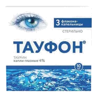Тауфон кап глазн 4% 10мл N3