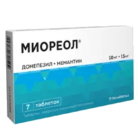 МИОРЕОЛ таб п.п.о. 10мг 15мг N7