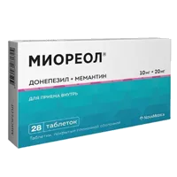 МИОРЕОЛ таб п.п.о. 10мг 20мг N28