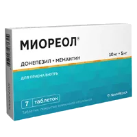 МИОРЕОЛ таб п.п.о. 10мг 5мг N7