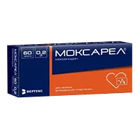 Моксарел таб п.п.о. 0,2мг N60