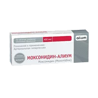 МОКСОНИДИН-АЛИУМ таб п.п.о. 400мкг N30