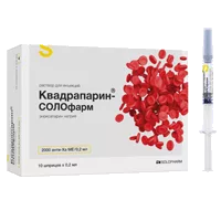 Квадрапарин-СОЛОфарм р-р д/ин 10000анти-Ха МЕ/мл 0,2мл N10