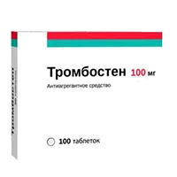 Тромбостен таб кишечнораств п.п.о. 100мг N100