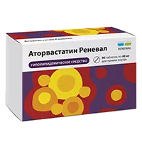 Аторвастатин Реневал таб п.п.о. 40мг N90