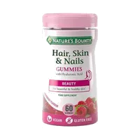 Natures Bounty Волосы, Кожа и Ногти Hair, Skin&Nails GUMMIES пастилки жев со вкусом малины 2,5г N60