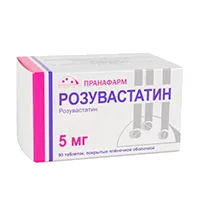 Розувастатин таб п.п.о. 5мг N90