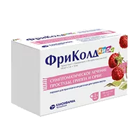 ФриКолд КИДС 160мг+1мг+50мг пор д/р-ра д/внут пр 12г N10