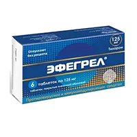 ЭФЕГРЕЛ таб п.п.о. 125мг N6