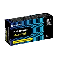 Ивабрадин Медисорб таб п.п.о. 5мг N28