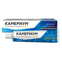 Камериум гель д/наружн пр 2,5% 60г N1