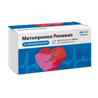 Метопролол Реневал таб 100мг N60