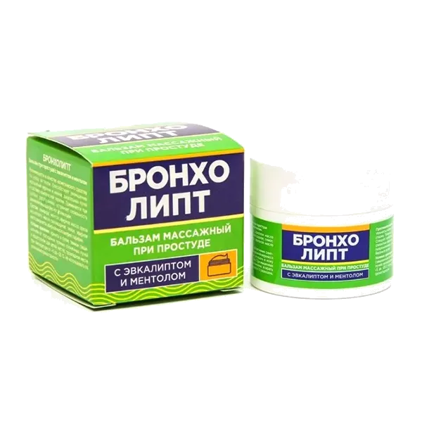 БРОНХОЛИПТ Бальзам массажный при простуде 10г