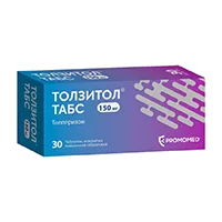 ТОЛЗИТОЛ ТАБС таб п.п.о. 150мг N30