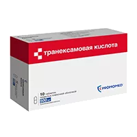 Транексамовая кислота таб п.п.о. 500мг N10