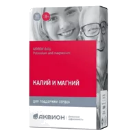 АКВИОН дэйли Калий и магний таблетки 1155мг N30