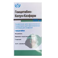 Гемцитабин-Келун-Казфарм лиоф д/конц для р-ра д/инф 1000мг N1