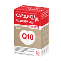КАРДИОМ Коэнзим Q10 Форте 100 мг капсулы 650мг N30