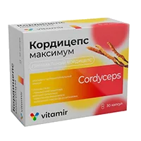 Кордицепс Максимум Vitamir ВИТАМИР капсулы 500мг N30