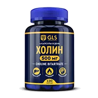 GLS ХОЛИН 500 мг капсулы 400мг N120
